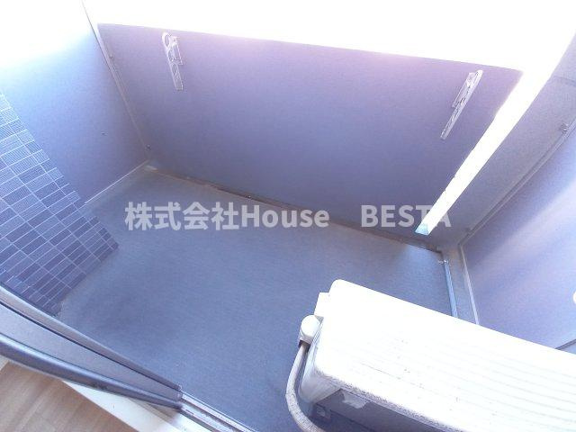 プレサンス三宮東フィールのバルコニー