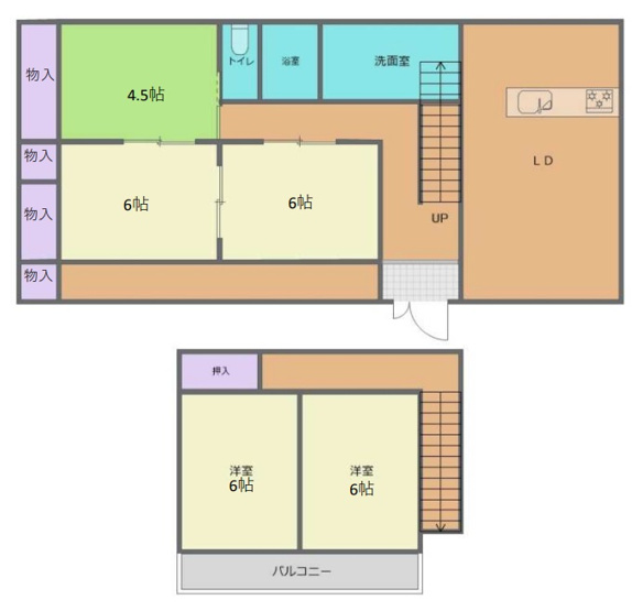 【間取り】 | 間取りは5LDKになります。