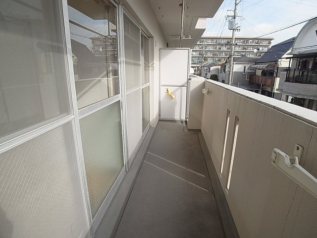 前原町マンションのバルコニー|バルコニー。日当たり良好です