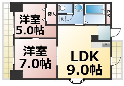 【間取り】 | エリットハイツ　仲介手数料無料