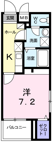フィレール　デュ　トラジャⅢの間取り