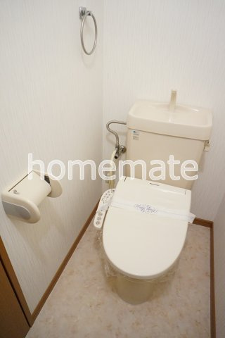 熊本市南区近見４丁目の賃貸マンションのトイレ