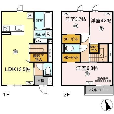 セレニティ広の間取り