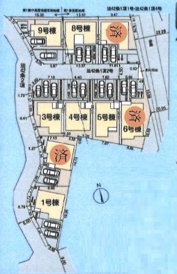 LiveleGarden.S あきる野瀬戸岡第4期　新築　全9棟　1号棟の区画図