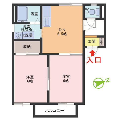 ファミール春日の間取り
