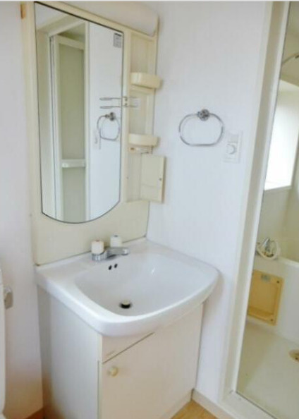 アントレ　最上階　角部屋　駅近　南向きの洗面所