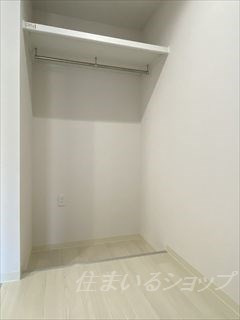 広島市安佐北区口田南１丁目のアパートの収納|ウォークインクローゼット