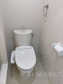 広島市安佐北区口田南１丁目のアパートのトイレ|シャワートイレ