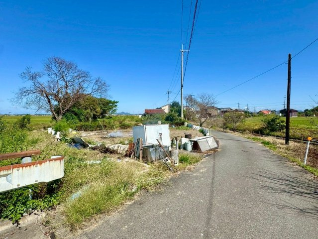 守山市赤野井町　建築条件無し売土地の外観