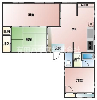 【間取り】 | 有田市宮崎町一戸建