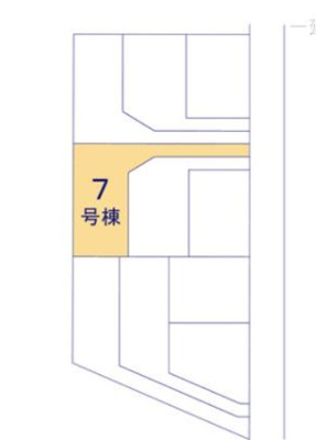 【区画図】 | LiveleGarden北区楠味鋺《仲介手数料無料》 | ７号棟
