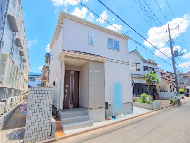 ふじみ野市鶴ケ舞１丁目の新築一戸建の前面道路含む現地写真|西側4ｍ公道