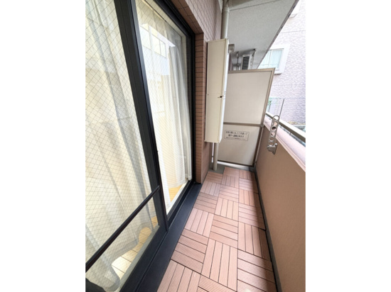 シンシア後楽園のバルコニー