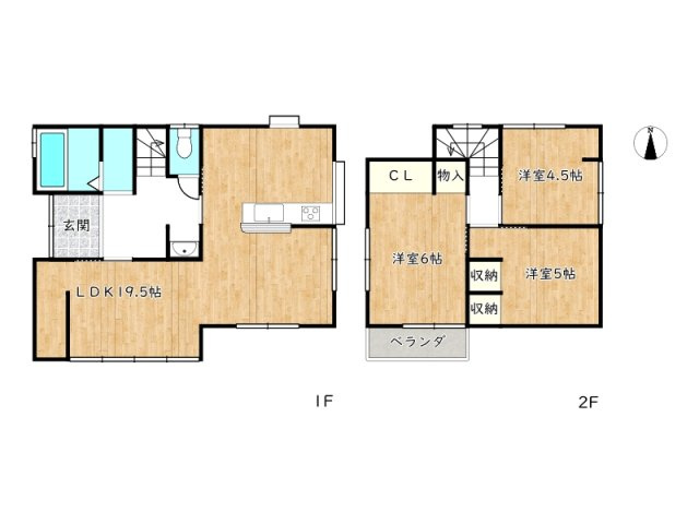 【間取り】 | 揖保郡太子町蓮常寺／中古戸建