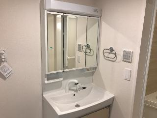 仮）取手市駒場３丁目新築アパートの独立洗面台