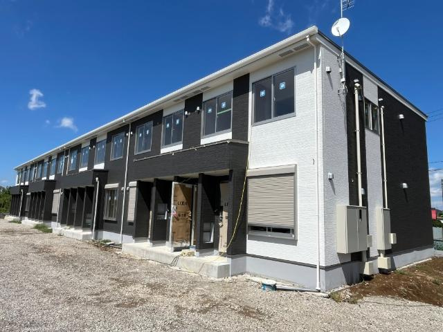 仮）取手市駒場３丁目新築アパートの外観|建築現場