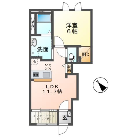 仮）取手市駒場３丁目新築アパートの間取り
