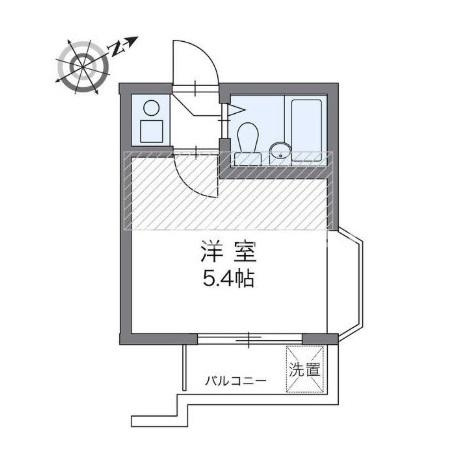 【間取り】 | 大崎第3(旧レオパレス)