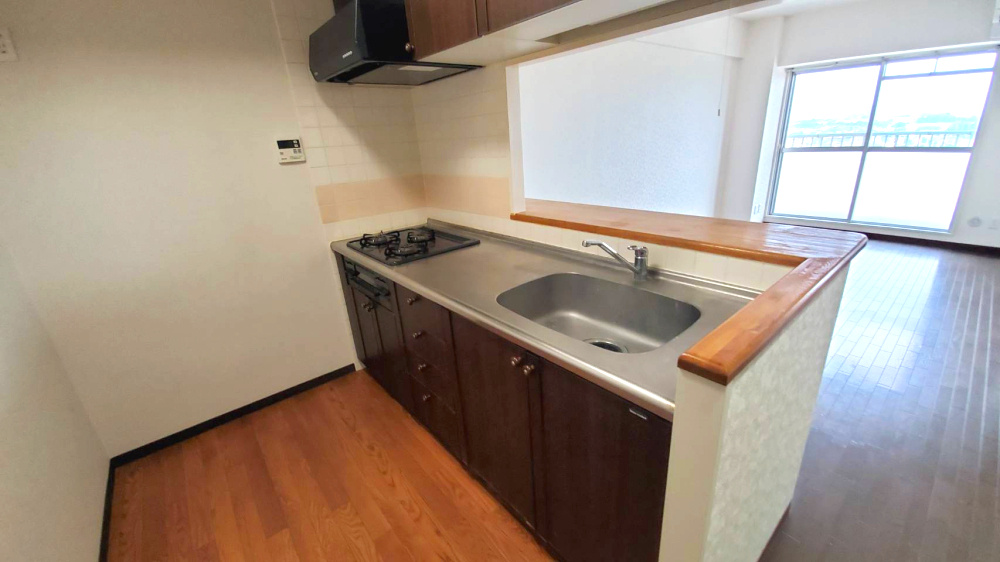 ダイアパレスビッグウィング深谷（内装一部リフォーム済）のキッチン