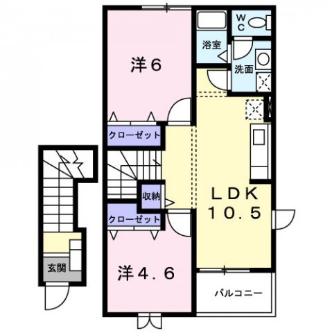 ジャン・ピュールⅠの間取り