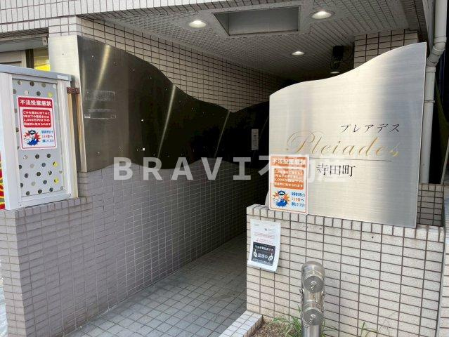 プレアデス寺田町のエントランス