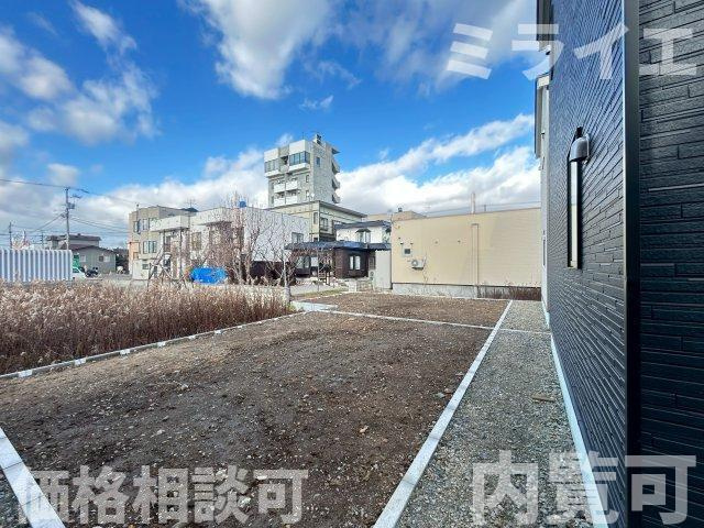 【新築戸建】札幌市北区新琴似7条5丁目4棟の庭
