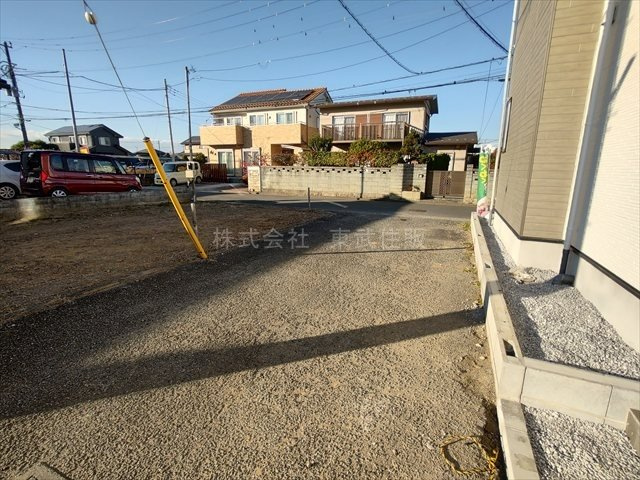 【前面道路含む現地写真】 | 川越市山田　全2棟　1号棟 | 本下水