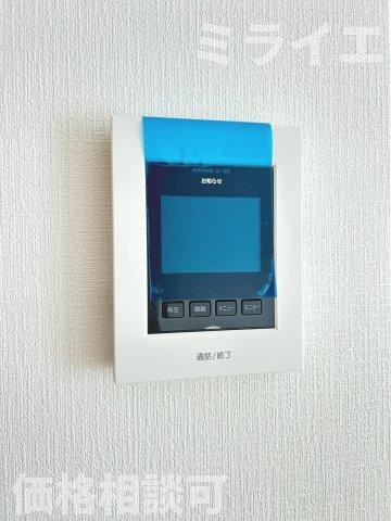 【新築戸建】札幌市北区新琴似7条5丁目4棟のセキュリティ|モニター付インターホン