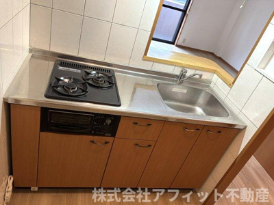 【キッチン】 | アコードパレス | 2口ガスコンロ　