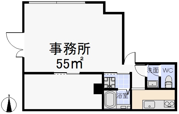 ロイヤルオーク事務所の間取り