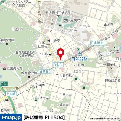 【地図】 | メゾン・ド・ヴィレ白金台