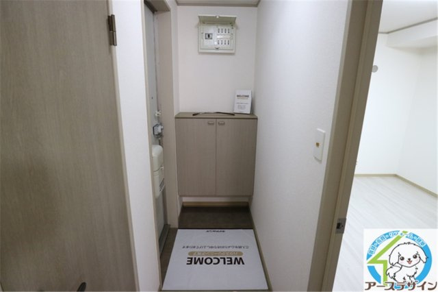 プリシェール西明石の玄関|パース写真