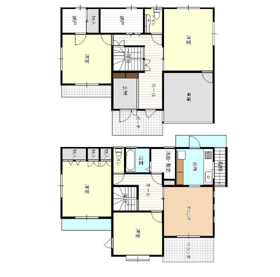 【中古戸建】前橋市荒牧町の間取り|■間取り