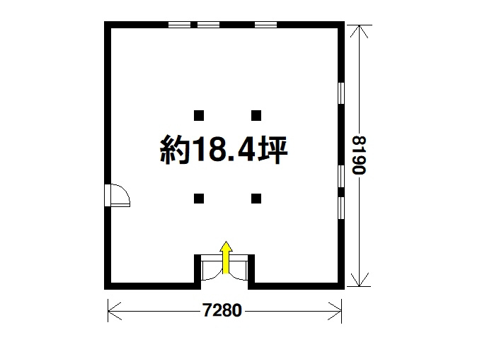 梅美台店舗の間取り