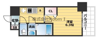 【間取り】 | プレサンス大手前ピリオド