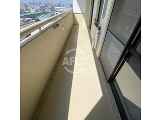 フェルザ住之江公園のバルコニー