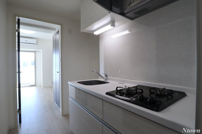 【キッチン】 | ル・シエル大秋 | きれいなキッチンです