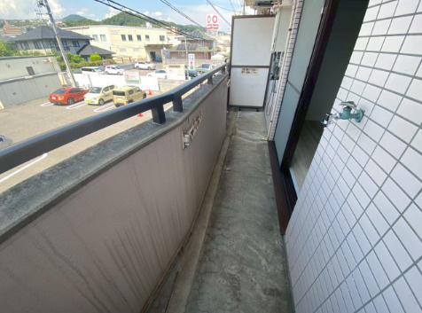 福寿ビルのバルコニー