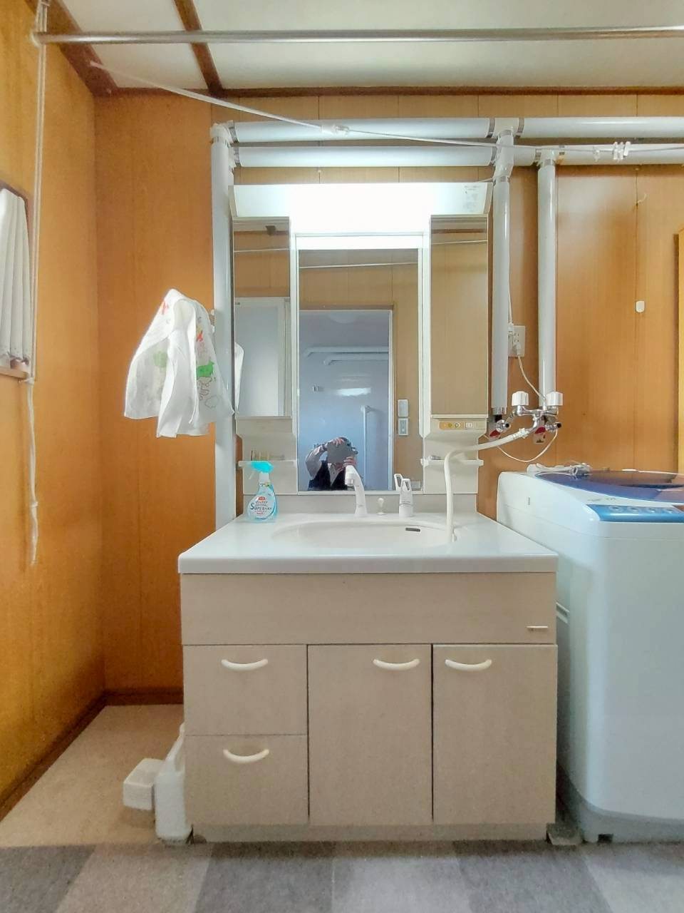 興津4丁目　店舗付き住宅の独立洗面台