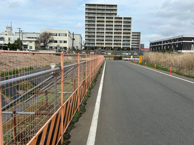 【前面道路含む現地写真】 | 正連寺２街区 | 南東側公道6ｍ