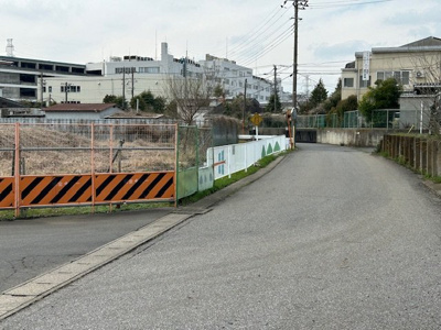 【前面道路含む現地写真】 | 正連寺２街区 | 北東側公道6ｍ