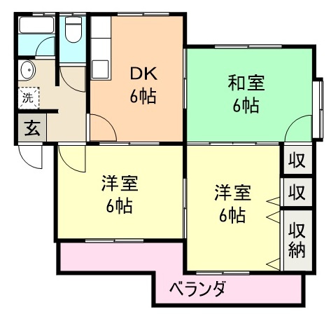 ベルセゾンの間取り