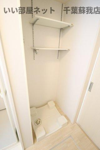 ピースランドの洗面所|洗濯機置場