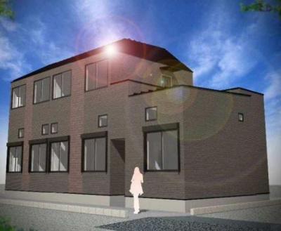 【外観】 | ハーモニーテラス若宮Ⅵ | 完成予想パース