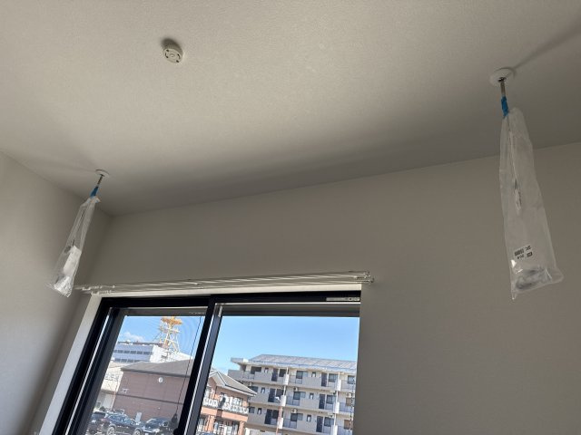 オーシャンコート北今宿A棟のバルコニー