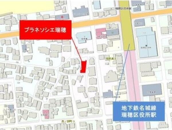 ラフィネメゾン瑞穂の地図