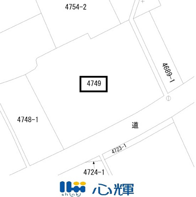 【地図】 | 防府市台道（母屋＋蔵）