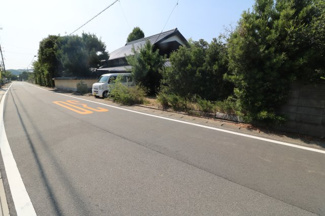 【前面道路含む現地写真】 | 防府市台道（母屋＋蔵＋農地）