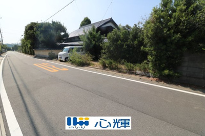 【前面道路含む現地写真】 | 防府市台道（母屋＋蔵＋農地）