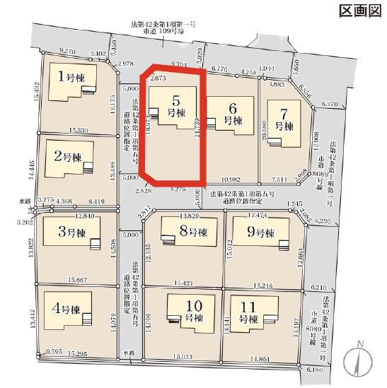 【区画図】 | 富岡市下高瀬　全11棟